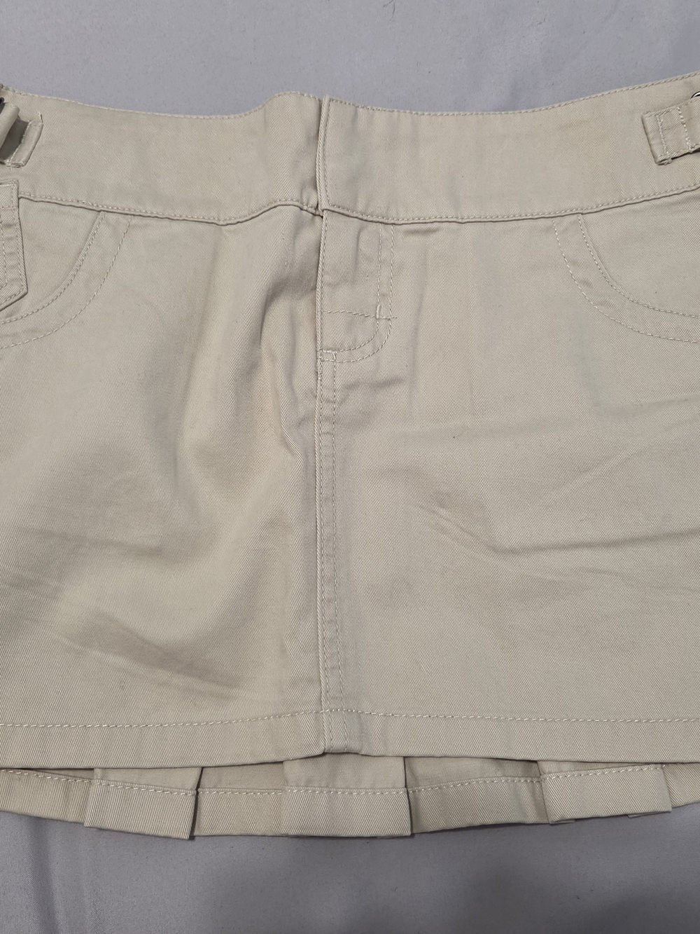 Beige Women's Casual Shorts Skirt
